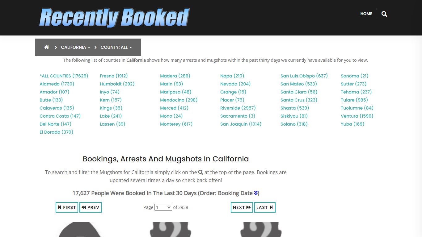 Bookings, Arrests and Mugshots in Contra Costa County, California